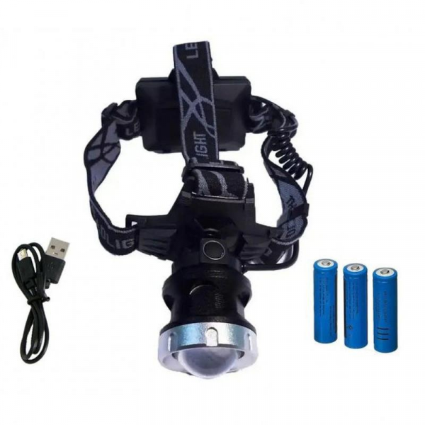 Ліхтар налобний Police BL-8070 Cree P50 USB