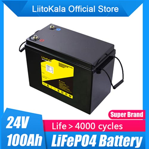 Акумулятор LiFePO4 LiitoKala 24V 100Ah