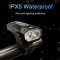 Велофара BK-08/01 Pro-2XPE, ALUMINUM, индикация заряда, Waterproof, ЗУ Type-C