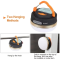Ліхтар кемпінг YD-1-5SMD, Li-Ion акумулятор, power bank, Type-C, магніт, гачок