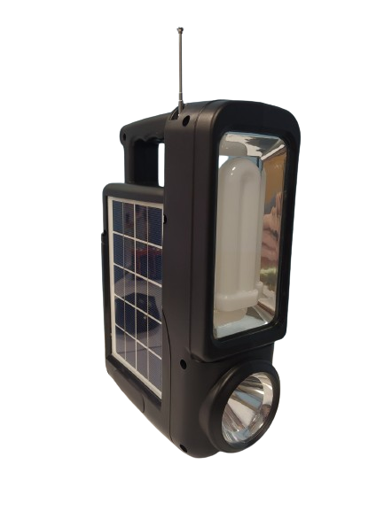 Фонарь на солнечной батарее с PowerBank 4000мАч, FM, MP3, Bluetooth CL-830