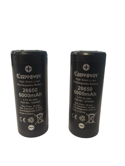 Аккумулятор Li-Ion 26650 KeepPower 6000mAh