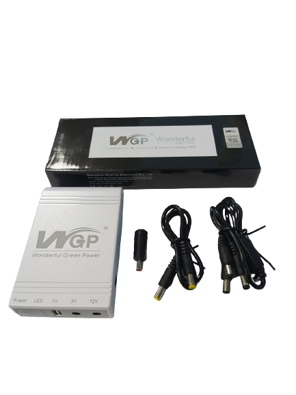 WGP Mini UPS –  повербанк для роутера (5V+9V+12V), 10400mAh