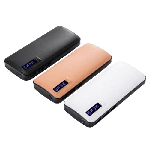 Power Bank JS-88 UNIVERSAL 8000mAh 3USB(1A+2A+3A), цифровой индикатор заряда, фонарик