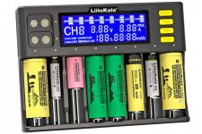 Зарядное устройство Liitokala Lii-S8 на 8 каналов + 2 канала для Крон 9В