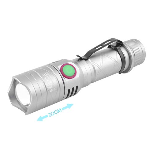 Тактический Фонарик Police BL-8456-T6+1red+1blue