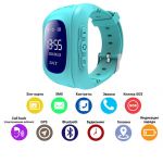 Smart часы детские с GPS Q50-1, Blue