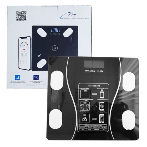 Smart весы, умные напольные 17A, 180кг (0,05 кг), bluetooth 