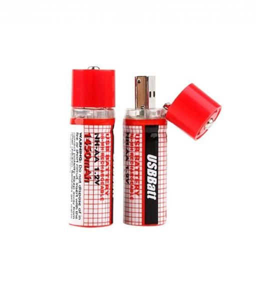 Аккумуляторная батарея 2 х 1450 mAh AA USBBatt
