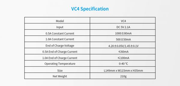 Зарядное устройство XTAR VC4