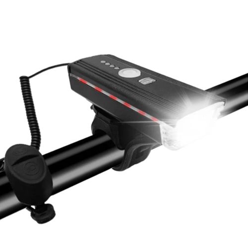 Велозвонок + фара HJ-062-XPE ULTRA LIGHT