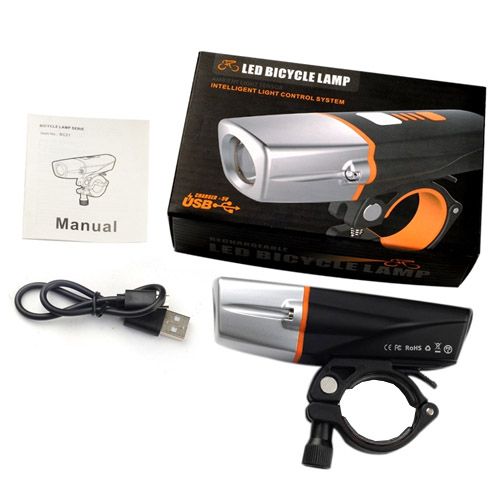 Велофонарь BC21Pro-L2 ULTRA LIGHT, AUTOLIGHT SENSOR