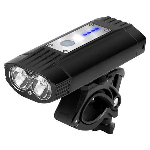 Велосипедний ліхтар HJ-059-2T6+SMD, ЗУ micro USB