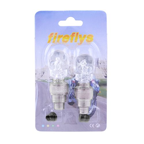 Велозолотник XBL 819 (череп), 5 цветов, 1 LED, 3xAG10