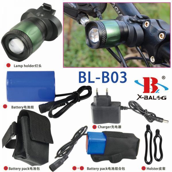 Велофонарь Bailong BL-B03A-T6