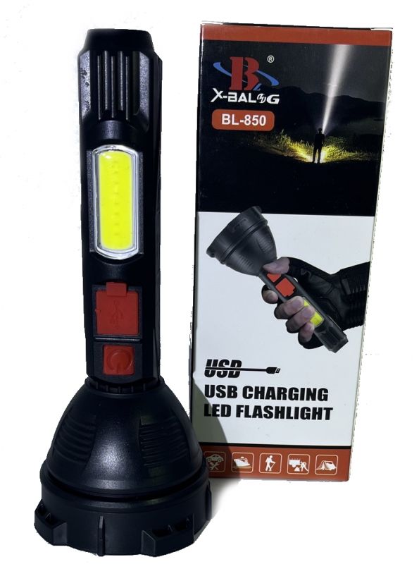 Ліхтар ручний BL-850-LM+COB, ЗУ micro USB