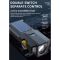 Велофара X17-30W+2LED(red), сонячна батарея, IP65, Li-Ion акумулятор, ЗУ Type-C