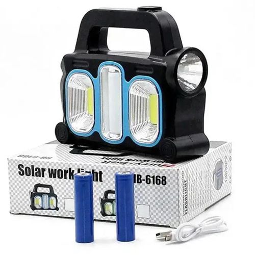 Ліхтар переносний HB-6168-LED+2COB, power bank