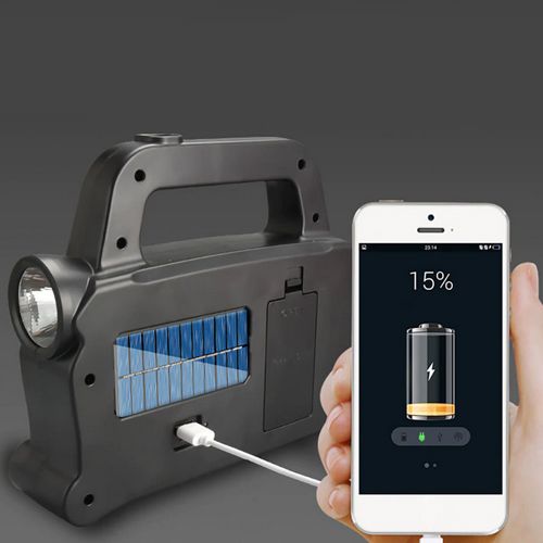 Ліхтар переносний HB-6168-LED+2COB, power bank