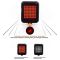 Велофонарь AQY-0100 с автоматическим указанием поворотов (red+yellow)