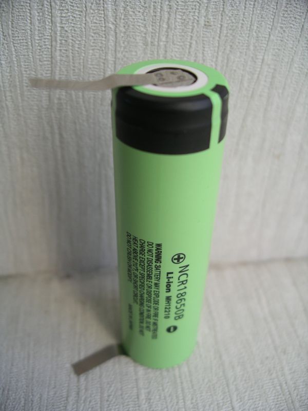 Аккумулятор Panasonic 18650 NCR18650B 3400mA под пайку