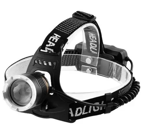Налобный фонарь Police BL-GY8003-P50, ЗУ micro USB +датчик движения 