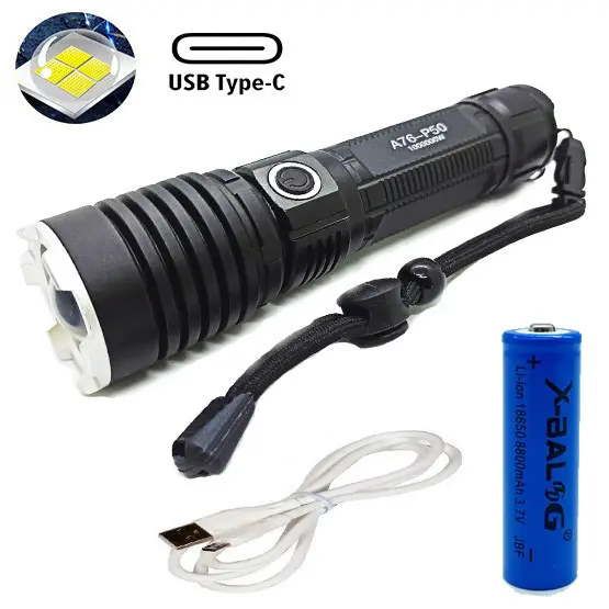 Ліхтар тактичний ручний Police A76-P50