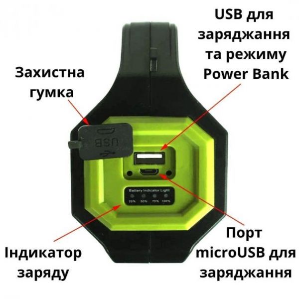 Пошуковий ліхтарик XBL T95-LED+COB