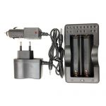 Зарядное устройство 403, 2*18650 от 220V или 12V, блистер