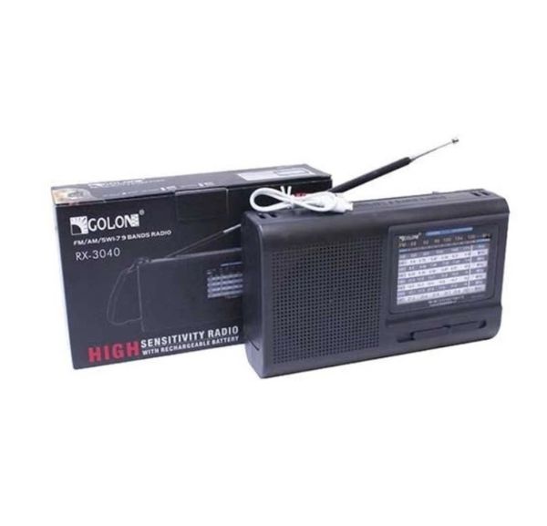 Радиоприемник Golon RX-3040 FM AM Черный