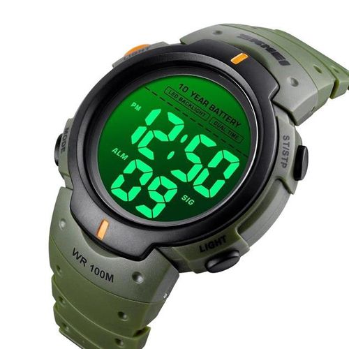 Годинник наручний 1068AG SKMEI, ARMY GREEN (9289)