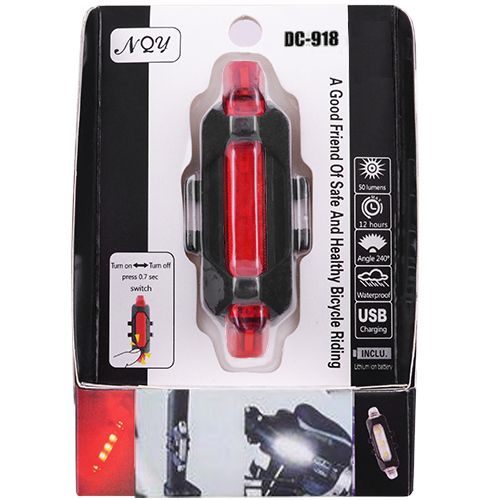Велофонарь габаритный DC-918 red