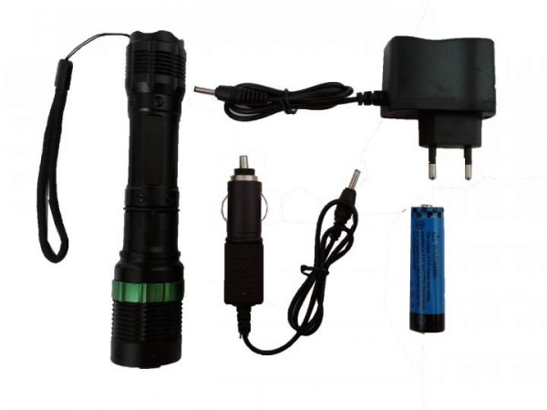 Фонарик Bailong Police BL-A15 10000W (Cree, фокус, 18650)