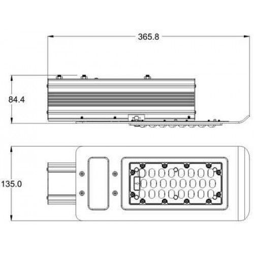 Уличный светодиодный светильник RVL-ST-LED-30W-КУ-01-УХЛ1