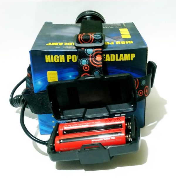 Налобный фонарь Bailong BL-A19 GT200+COB USB