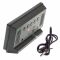 Часы сетевые VST-897-1, красные,температура