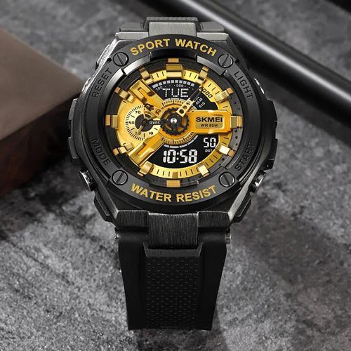 Часы наручные 2101BKGD SKMEI, BLACK/GOLD (10310)