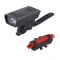 Велосипедний комплект світла 1803-1-XPE + STOP-5LED, акум., ЗУ micro USB