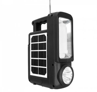 Фонарь на солнечной батарее с PowerBank 4000мАч, FM, MP3, Bluetooth CL-830