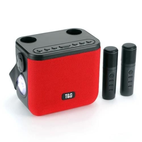 Bluetooth-колонка TG545DK, c функцией speakerphone, радио, black, 2 микрофона, фонарь