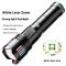 Фонарь NIGHT VISION FLUORESCENCE C203 WHITE LASER LED GT-50W, 8x18650, Power Bank, ЗУ Type-C