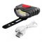 Ліхтар велосипедний KK-901-COB+2LED(красные)