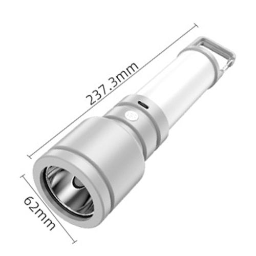 Фонарь + светильник CH-23051-3W+SMD, Li-Ion аккум., карабин-кемпинг, ЗУ Type-C