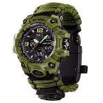 Часы наручные 1155BAG SKMEI PARACORD, ARMY GREEN (10461)