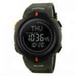 Часы наручные 1231AG SKMEI, ARMY GREEN, Compass (9738)