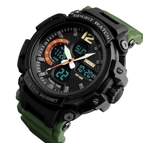 Часы наручные 1343AG SKMEI, ARMY GREEN (9744)