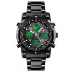 Годинник наручний 1389BK SKMEI, BLACK-BLACK (9824)