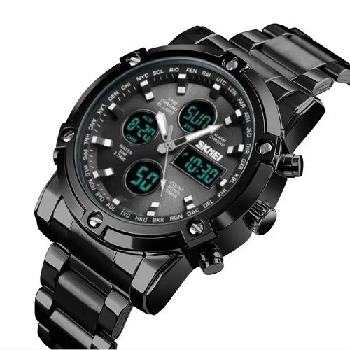 Годинник наручний 1389BK SKMEI, BLACK-BLACK (9824)
