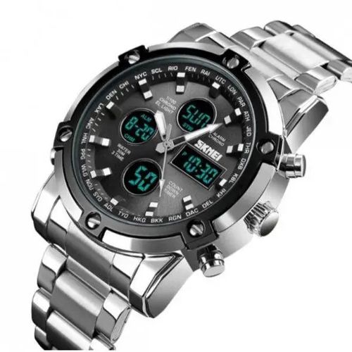 Часы наручные 1389SIBK SKMEI, SILVER-BLACK (9825)