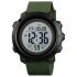 Годинник наручний 1434AGWT SKMEI, ARMY GREEN-WHITE, ABS RING (9752)